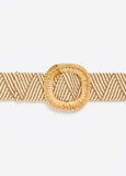 Raffia Stretch Belt
