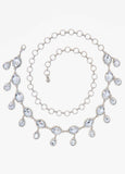 Teardrop Crystal Chain Belt