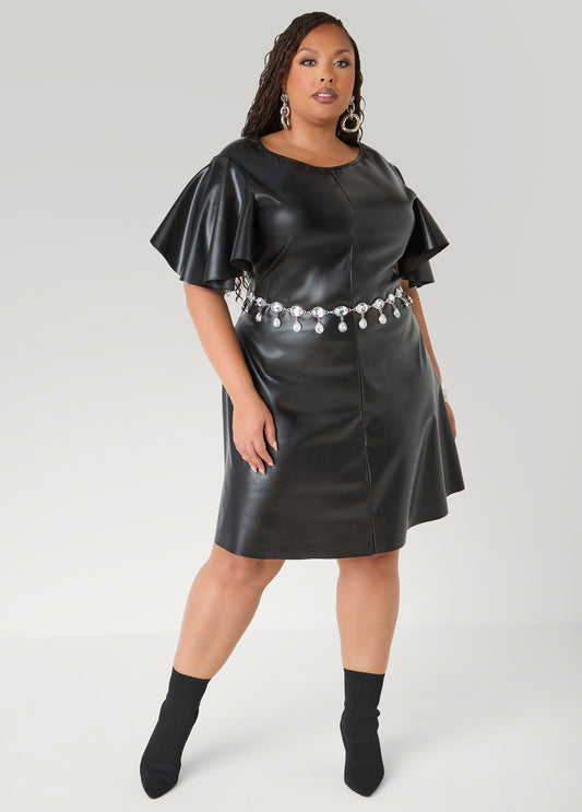 Teardrop Crystal Chain Belt