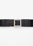 Croc Effect Faux Leather Belt