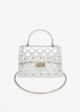 Metallic Quilted Shoulder Bag
