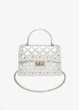Metallic Quilted Shoulder Bag