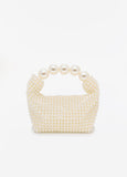 Faux Pearl Evening Bag