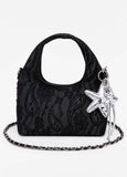 Corded Lace Shoulder Bag