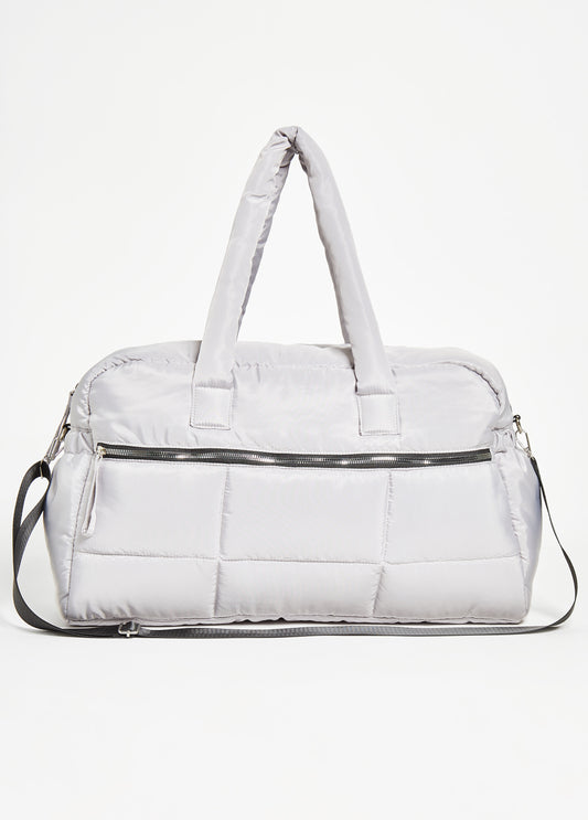 Quilted Puffer Duffle Bag