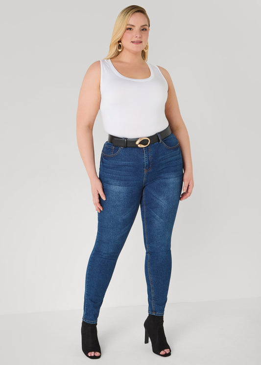 Sculpted Buckle Waist Belt