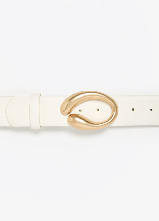 Sculpted Buckled Waist Belt