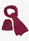 Faux Pearl And Crystal Hat Gift Set