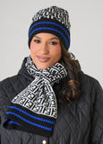 Intarsia Hat And Scarf Gift Set