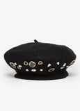 Knitted Crystal Beret