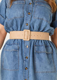 Faux Leather Belt