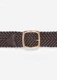 Basketweave Faux Leather Belt