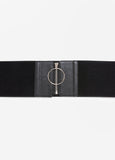Zip Front Textured Belt