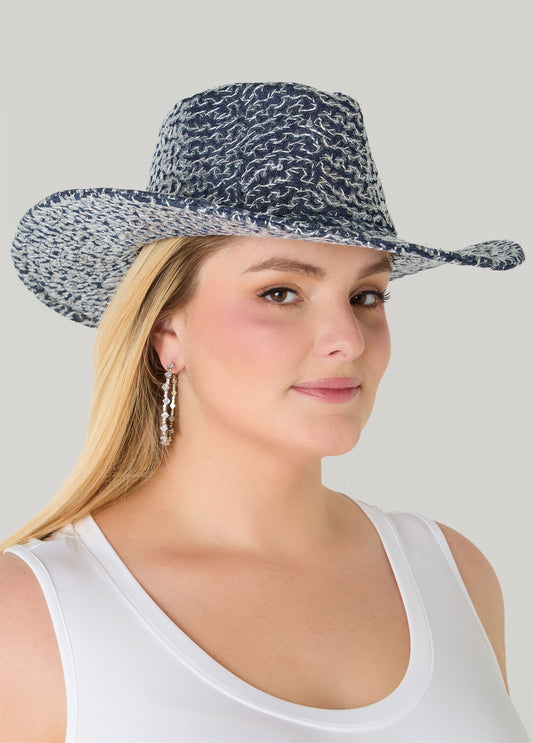 Embroidered Sequin Cowboy Hat