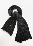 Faux Fur Scarf With Tails