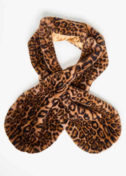 Plus Size Animal Faux Fur Shawl Winter Accessories Wraps Formal Attire