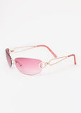 Ombre Rimless Glasses