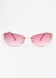 Ombre Rimless Glasses