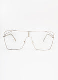 Wire Frame Clear Glasses