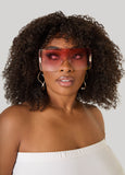 Rimless Gradient Shield Sunglasses