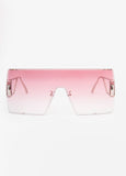 Rimless Gradient Shield Sunglasses