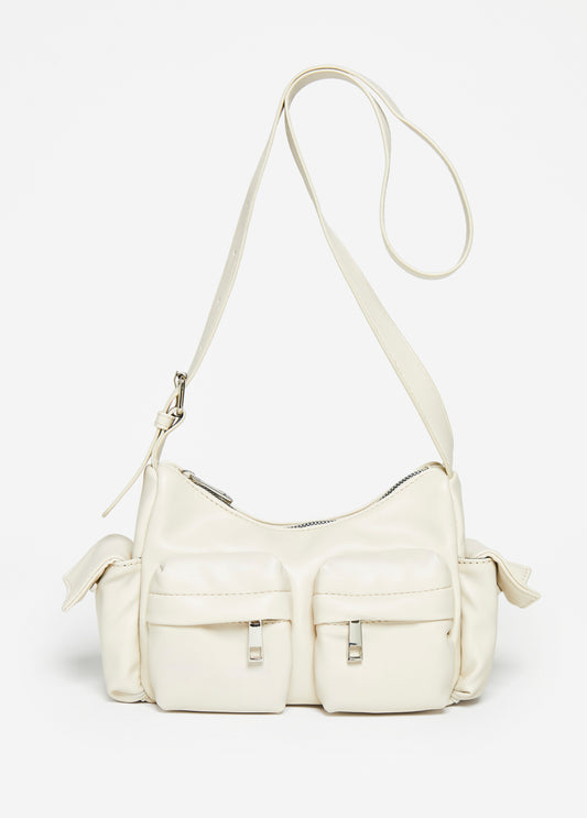 Faux Leather Cargo Bag