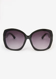 Chain Trimmed Square Sunglasses
