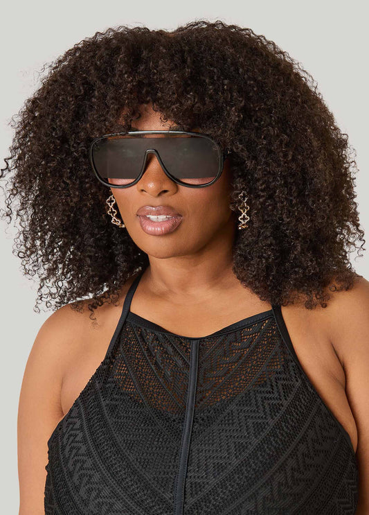 Cutout Aviator Sunglasses
