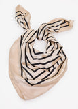 Geo Print Satin Scarf