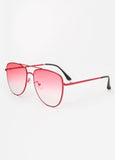 Ombre Tinted Aviator Sunglasses