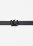 Cutout Ring Faux Leather Belt