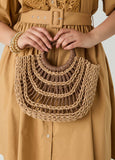 Braided Straw Tote