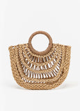 Braided Straw Tote