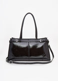 Faux Patent Leather Bag