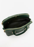 Texture Faux Leather Satchel