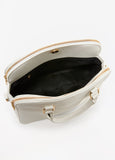 Textured Top Handle Satchel