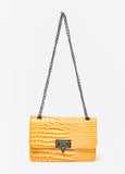 Croc Effect Shoulder Bag