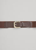 Hammered Silver Buckle Belt