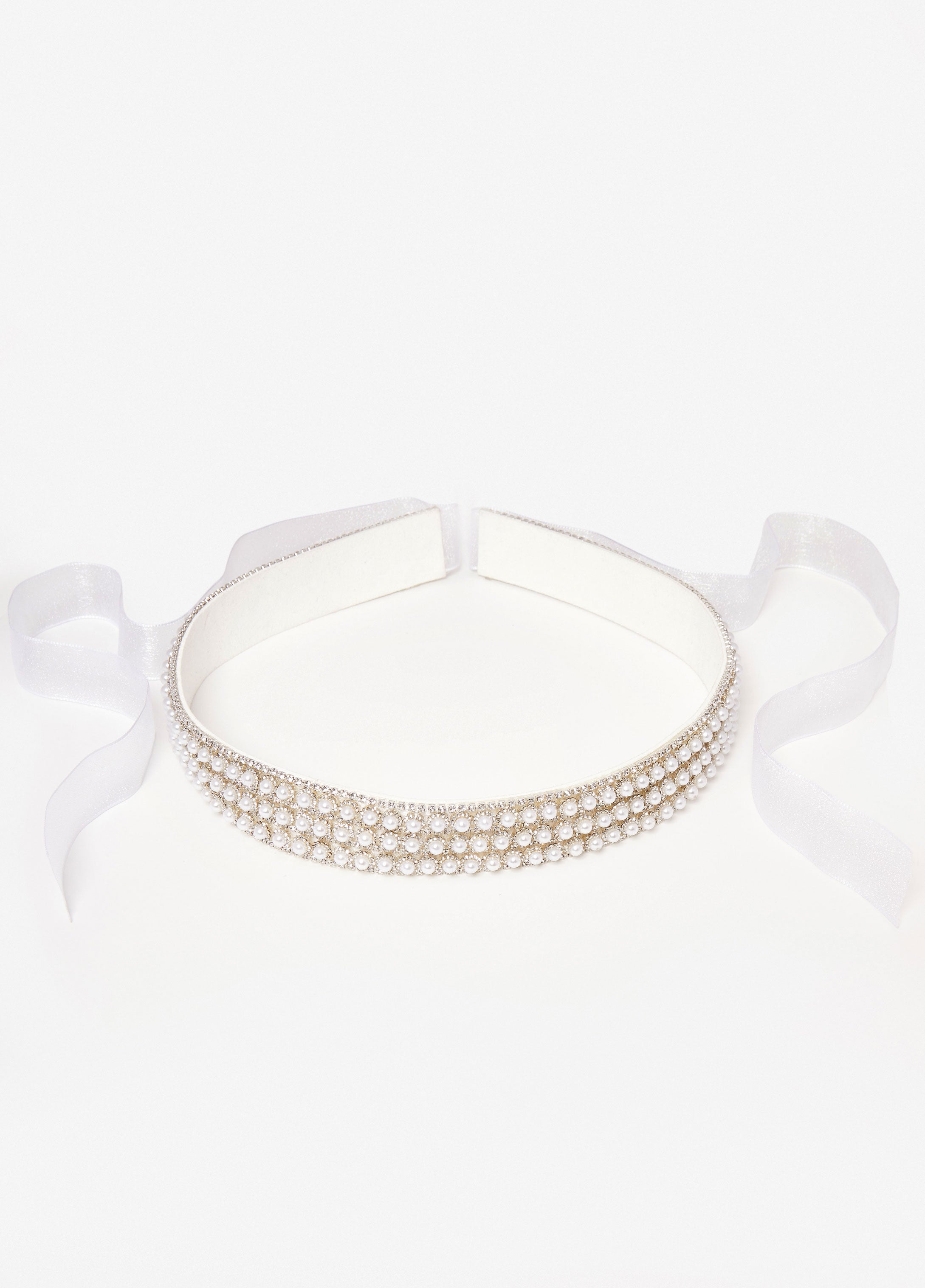 Crystal And Faux Pearl Bridal Belt