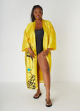 Pardon My Fro™ Mahogany Kimono