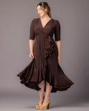 Veronica Ruffled Evening Gown