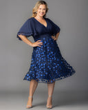 Pretty Petals Mesh Cocktail Dress