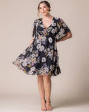 Florence Flutter Sleeve Floral Dress