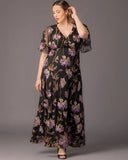 Embroidered Elegance Evening Gown