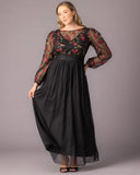 Eternal Embroidered Evening Gown