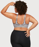 No-Bounce Camisole Sports Bra Soft Gray