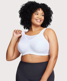No-Bounce Camisole Sports Bra White