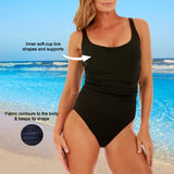 InstantFigure Shirred Swimsuit