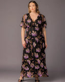 Embroidered Elegance Evening Gown