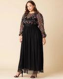 Eternal Embroidered Evening Gown